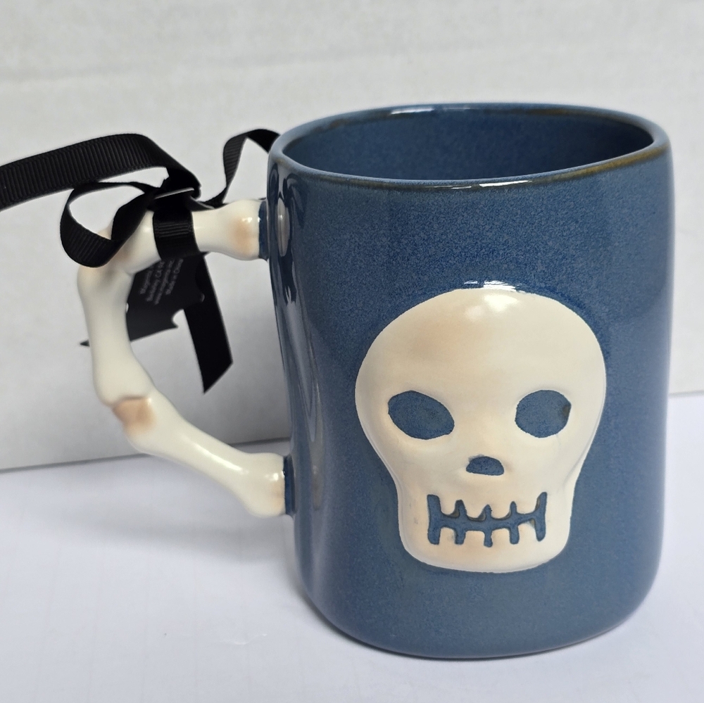 Rae Dunn Skull Large Mug